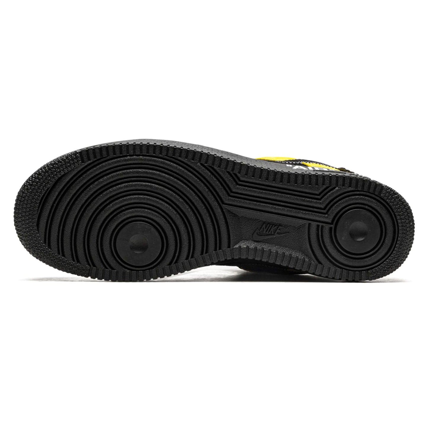 Louis Vuitton Nike Air Force 1 Low By Virgil Abloh Black Metallic Silver — UK 3 | EU 35.5 | US 3.5 — Detail View
