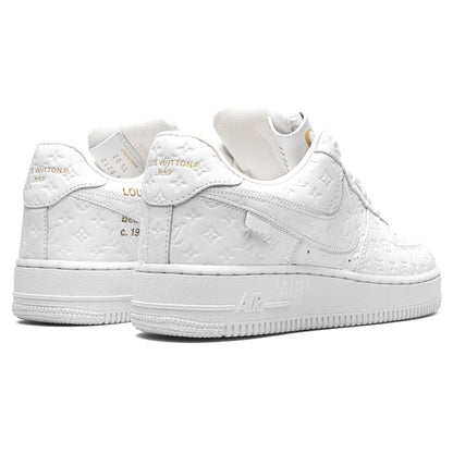 Louis Vuitton Nike Air Force 1 Low By Virgil Abloh White — UK 3 | EU 35.5 | US 3.5 — Back View