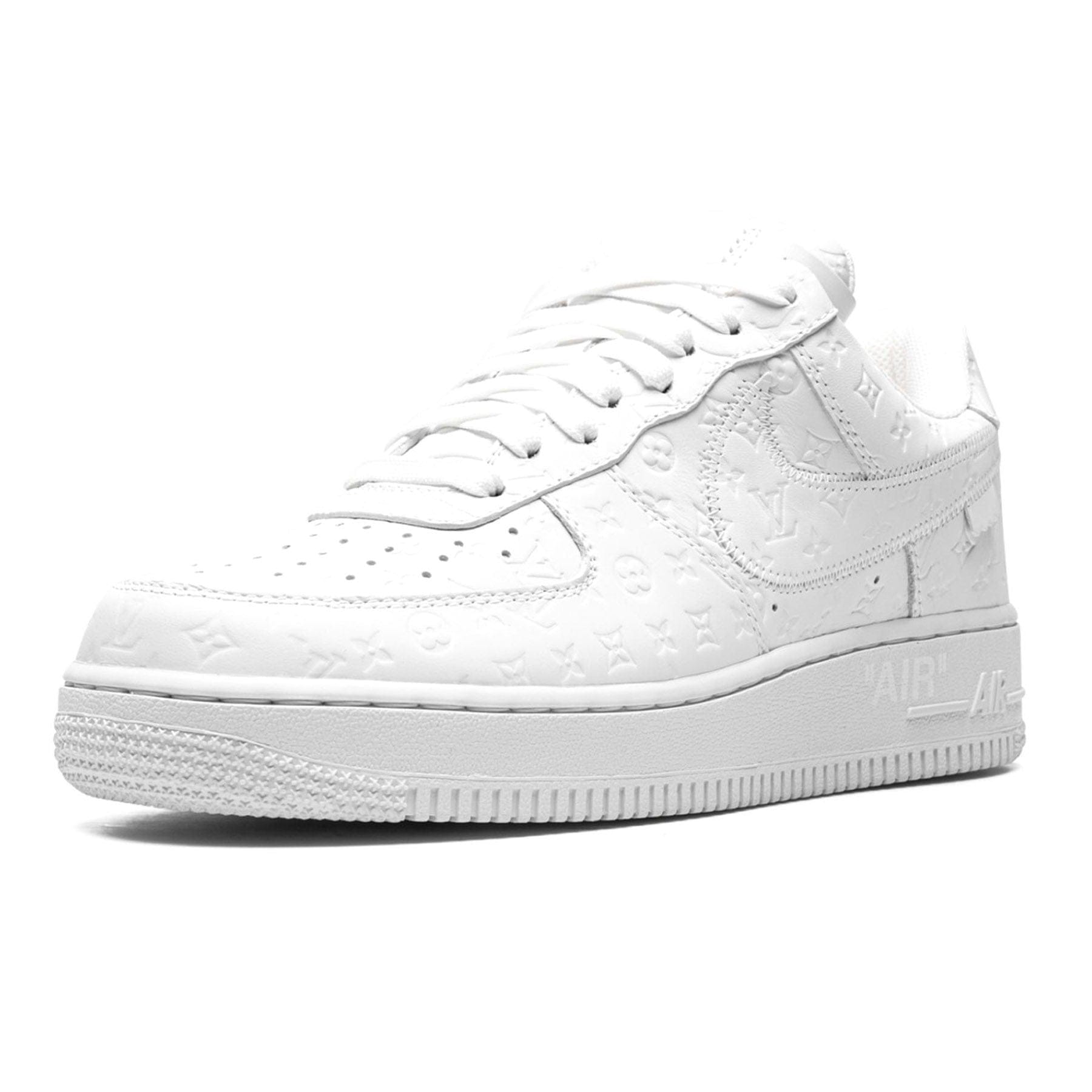 Louis Vuitton Nike Air Force 1 Low By Virgil Abloh White — UK 3 | EU 35.5 | US 3.5 — Top View