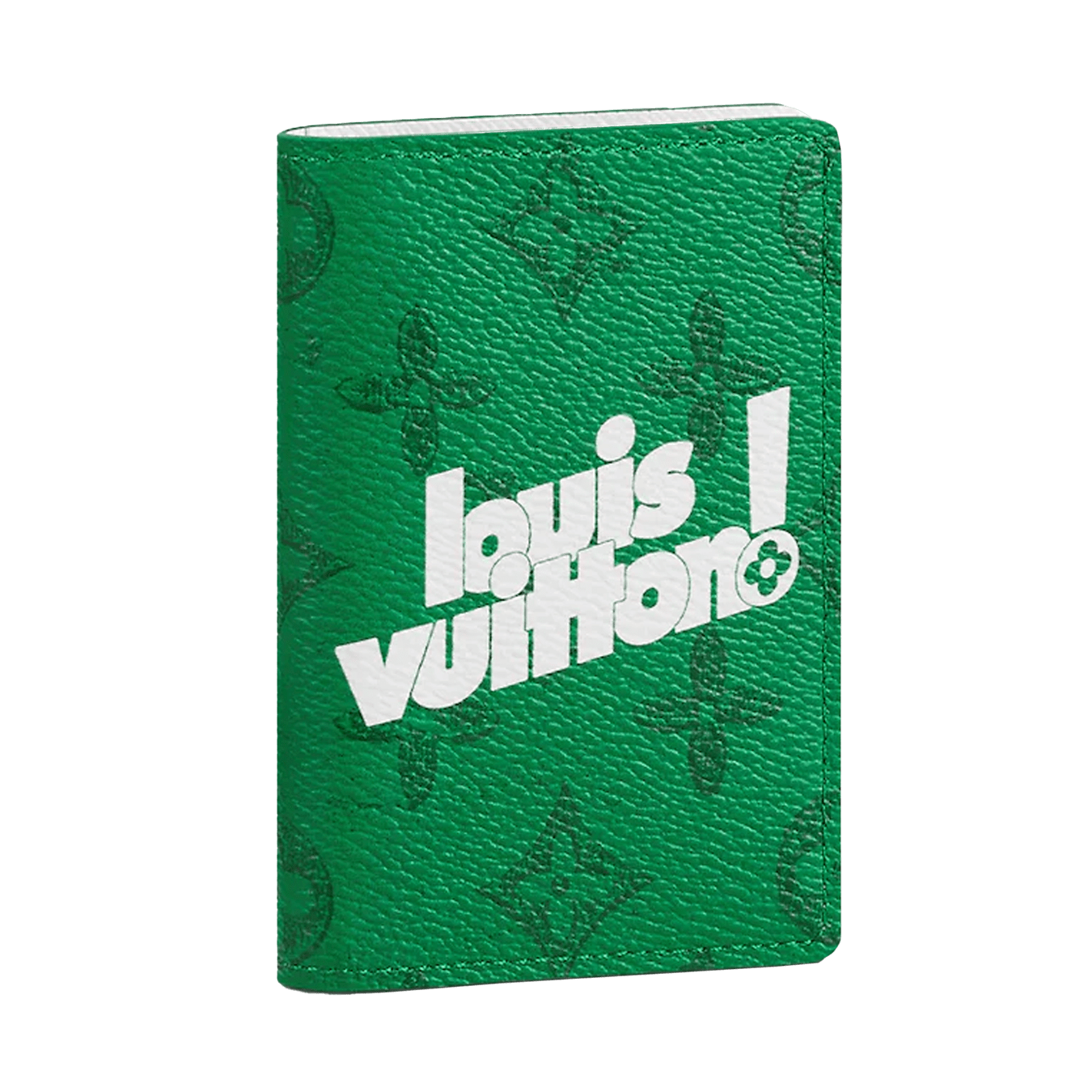 Louis Vuitton Pocket Organizer Monogram Green — Front View