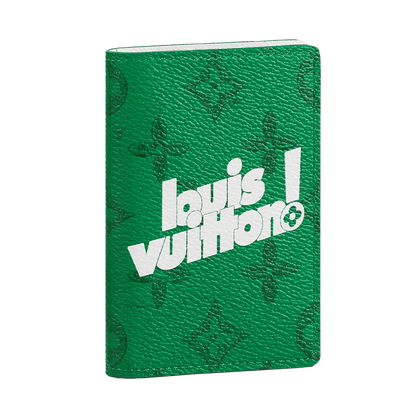 Louis Vuitton Pocket Organizer Monogram Green — Front View