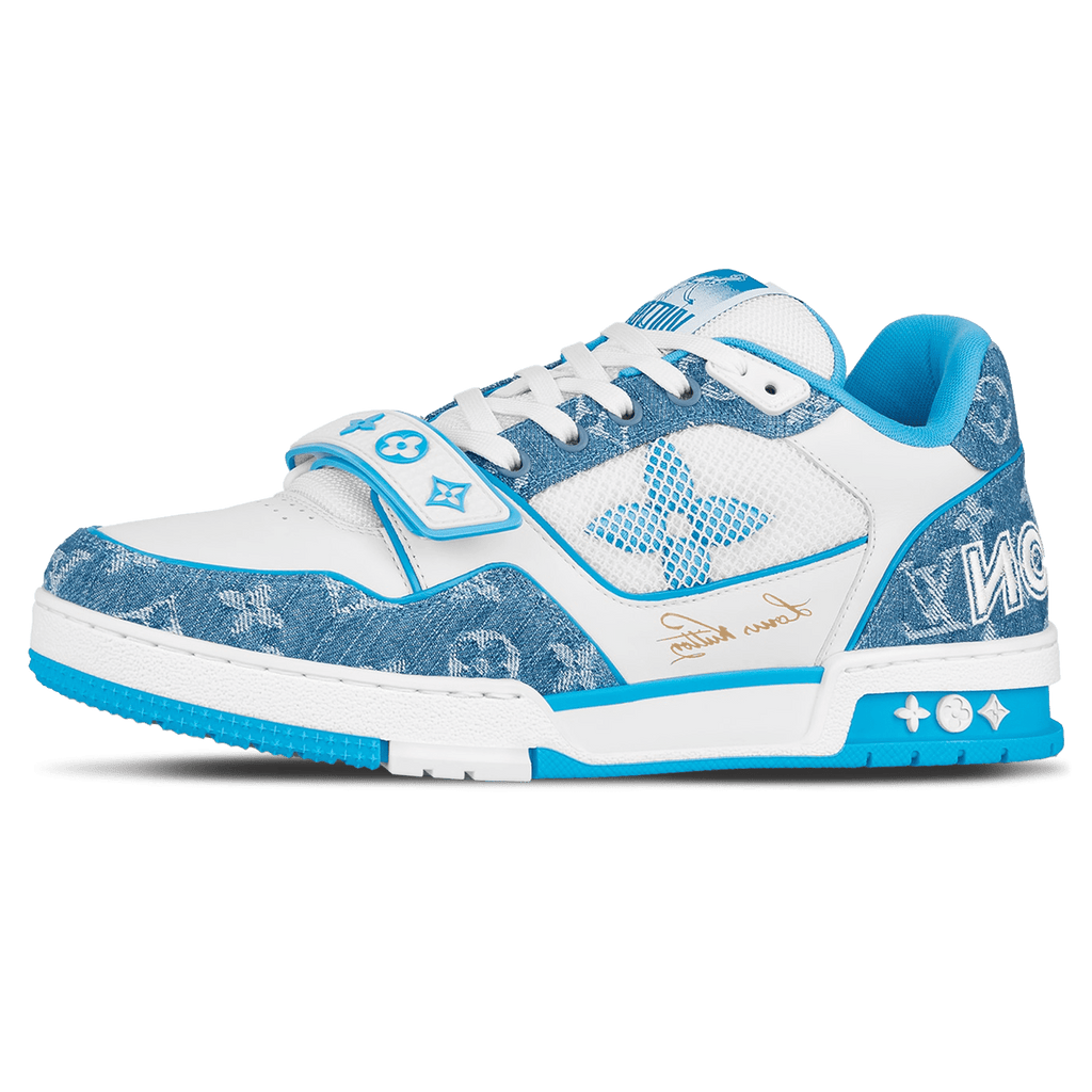 Louis Vuitton Trainer 'Monogram Denim' — UK 1 — Front View