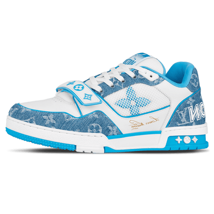 Louis Vuitton Trainer 'Monogram Denim' — UK 1 — Front View