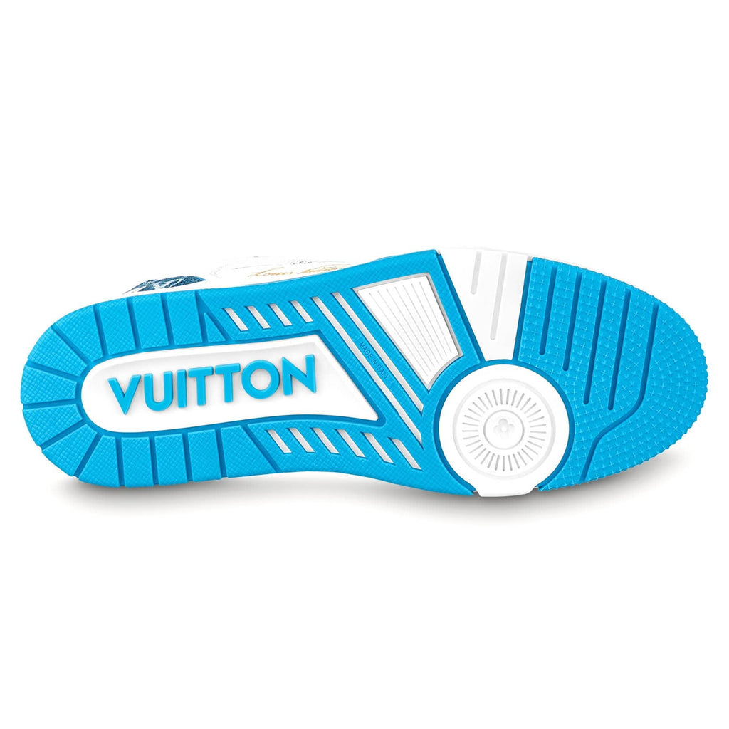 Louis Vuitton Trainer 'Monogram Denim' — UK 1 — Top View