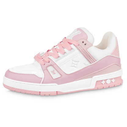 Louis Vuitton Trainer Low White Rose — UK 1 — Front View