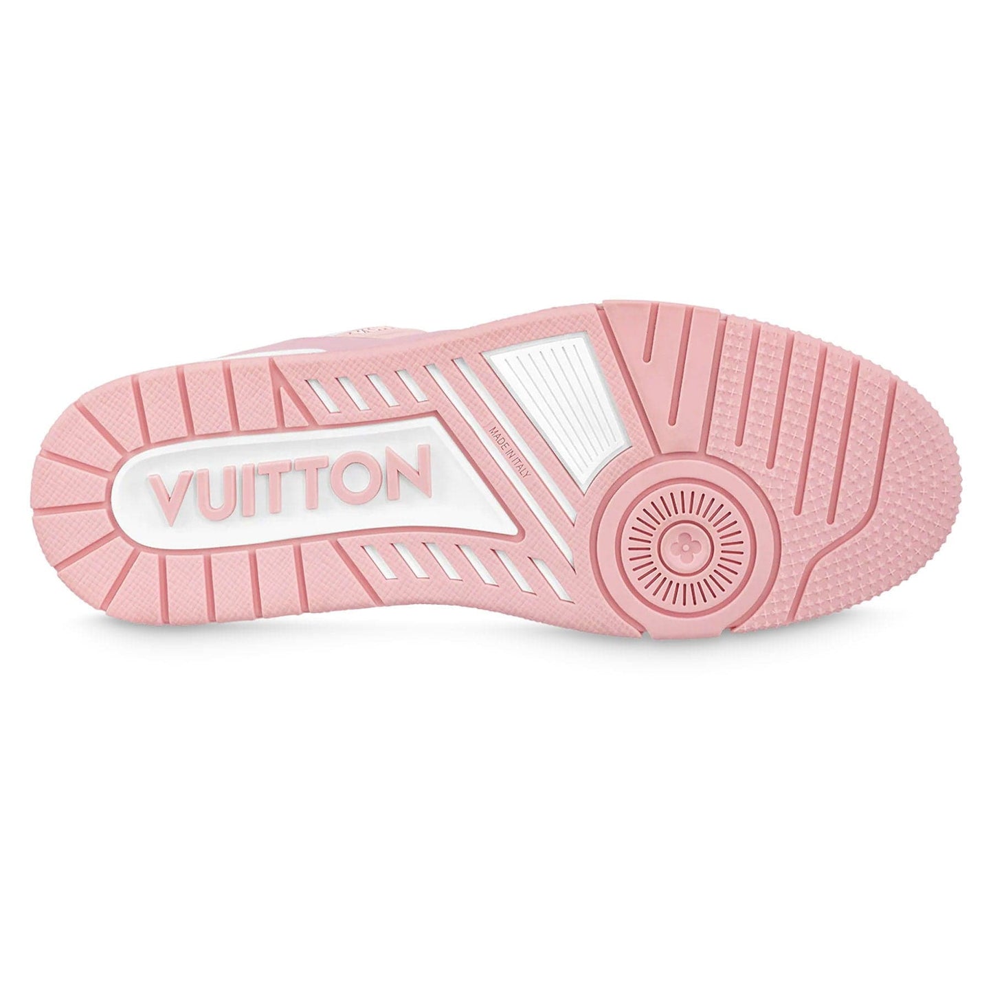 Louis Vuitton Trainer Low White Rose — UK 1 — Top View