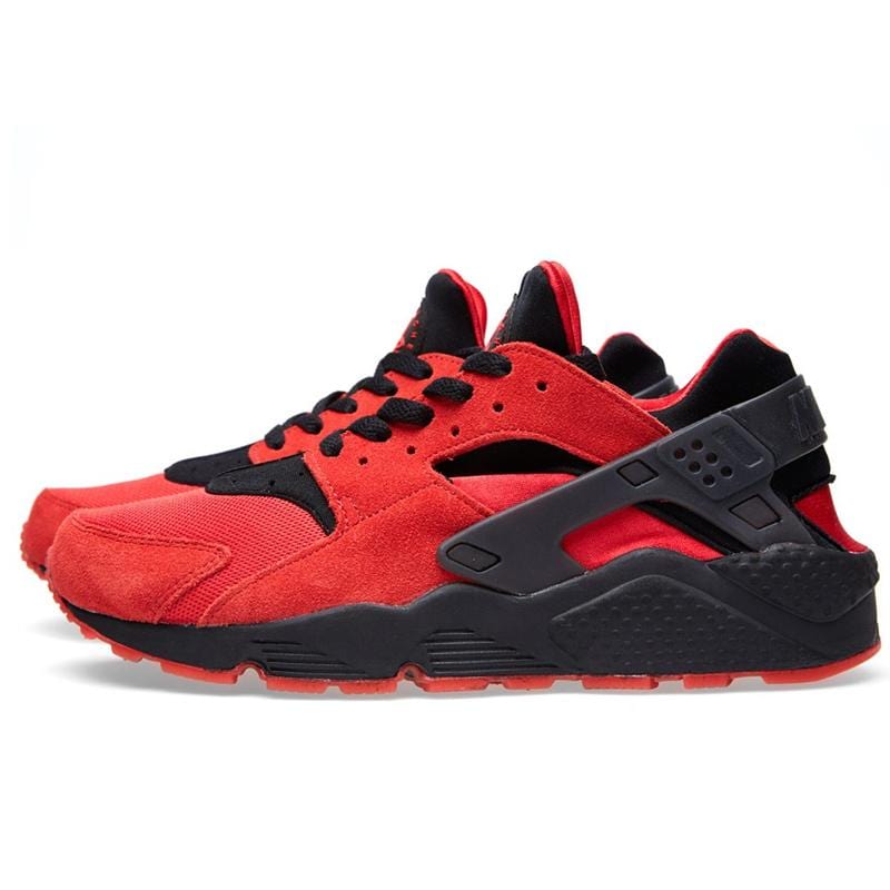 Nike Air Huarache QS 'Love-Hate' University Red & Black — UK 3 | EU 35.5 | US 3.5 — Front View