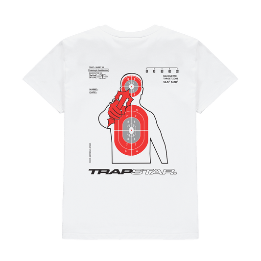 Trapstar Marksman 2.0 Tee - White — XXS — Front View