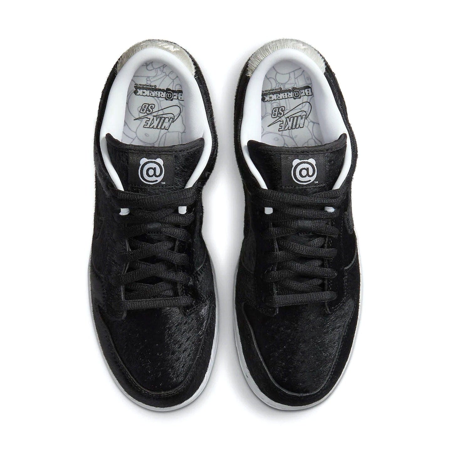 Medicom Toy x Dunk Low SB 'BE@RBRICK' — UK 3 | EU 35.5 | US 3.5 — Back View