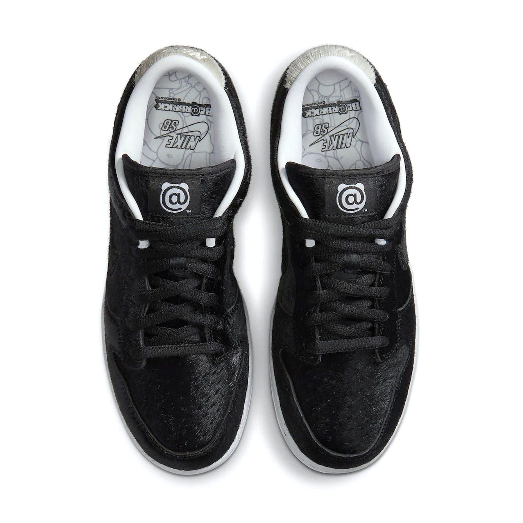 Medicom Toy x Dunk Low SB 'BE@RBRICK' — UK 3 | EU 35.5 | US 3.5 — Back View
