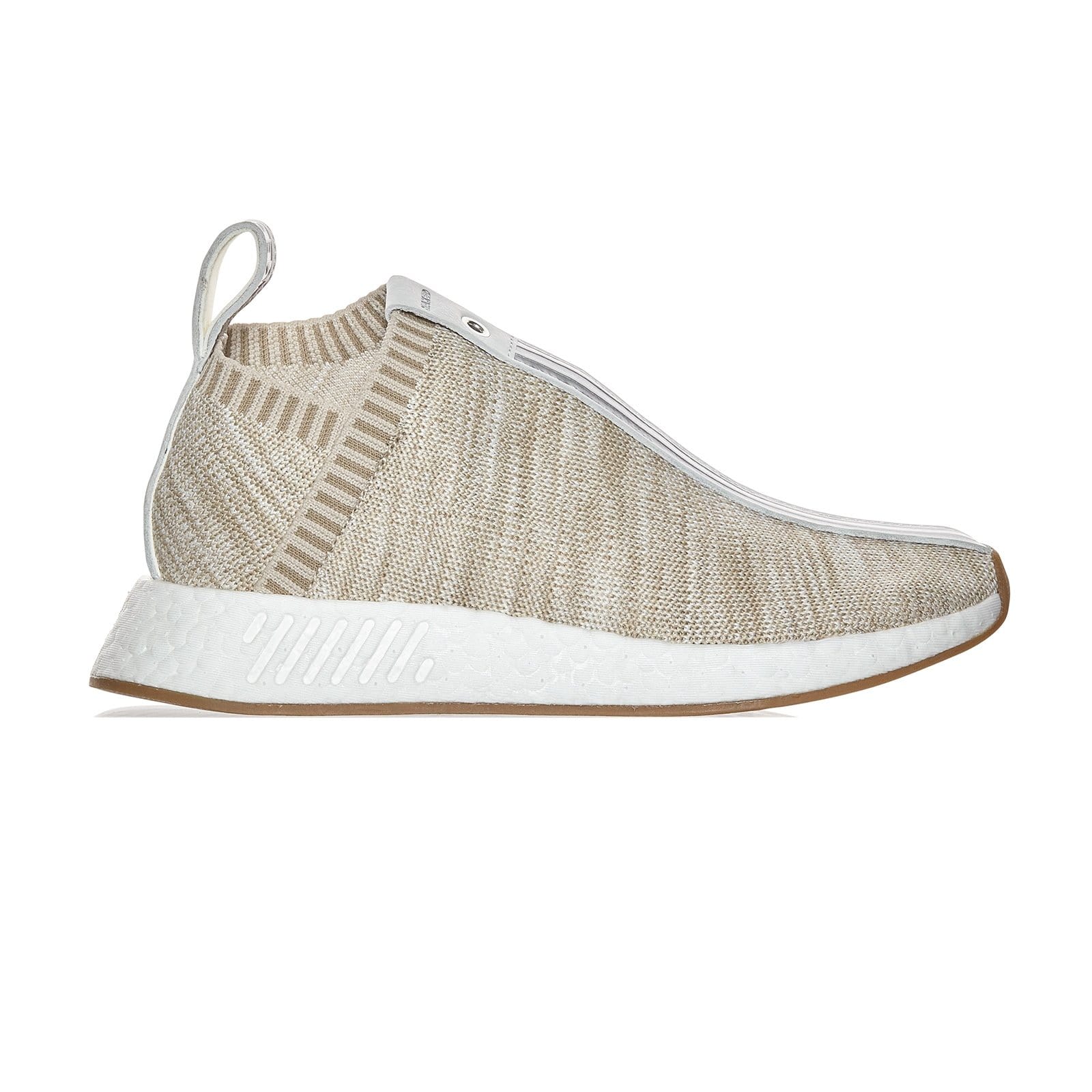Adidas NMD_CS2 Primeknit x Kith x Naked 'Tan' — UK 3.5 | EU 36 | US 4 — Side View