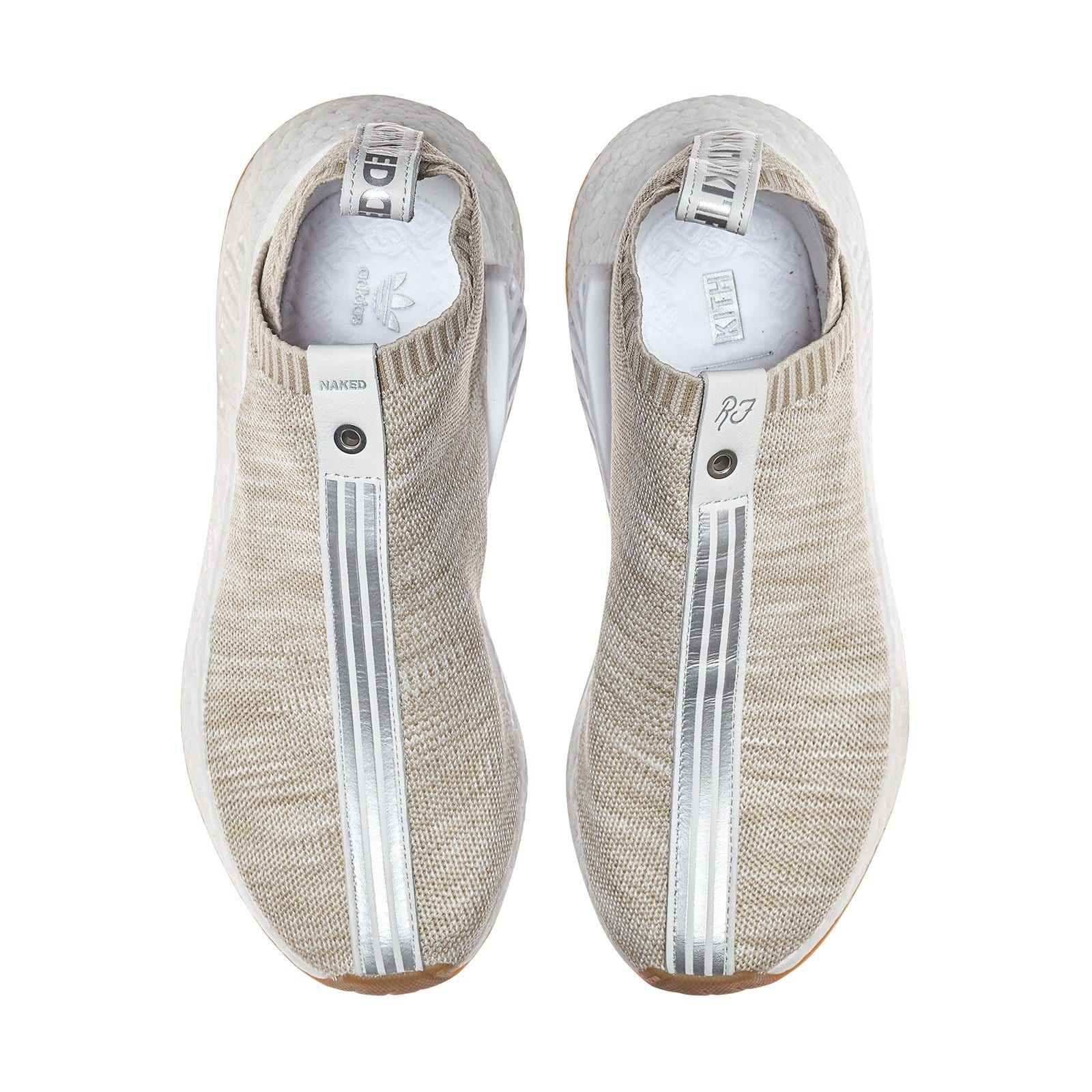 Adidas NMD_CS2 Primeknit x Kith x Naked 'Tan' — UK 3.5 | EU 36 | US 4 — Back View