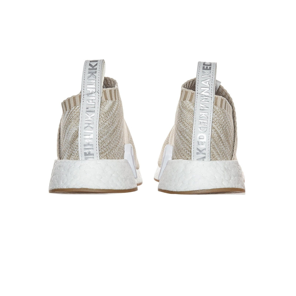 Adidas NMD_CS2 Primeknit x Kith x Naked 'Tan' — UK 3.5 | EU 36 | US 4 — Top View