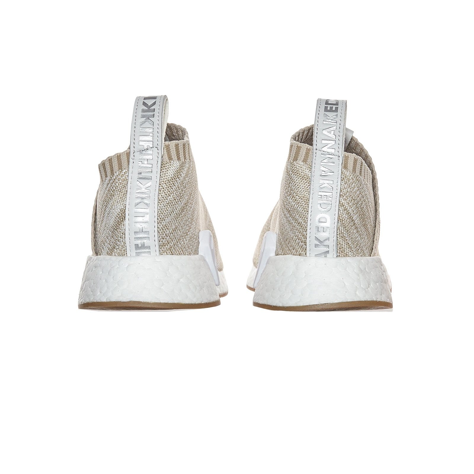 Adidas NMD_CS2 Primeknit x Kith x Naked 'Tan' — UK 3.5 | EU 36 | US 4 — Top View