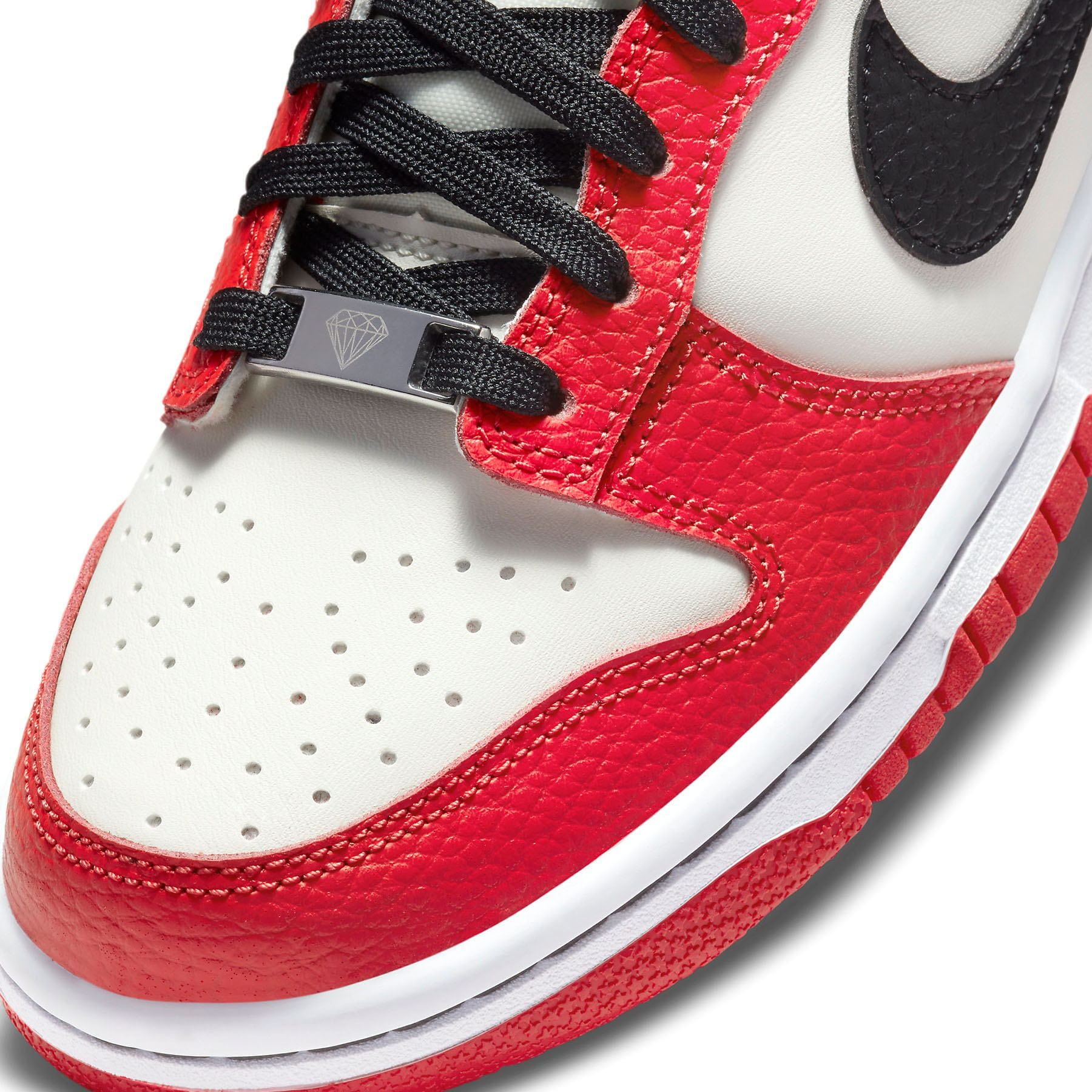 NBA x Nike Dunk Low EMB GS '75th Anniversary - Chicago' — UK 13.5 | EU 32 | US 1Y — Lifestyle View