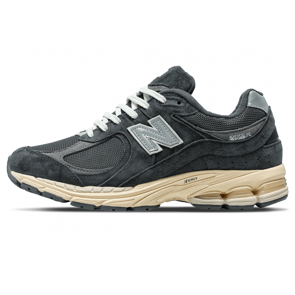 New Balance 2002R 'Black Dark Grey' — UK 3.5 | EU 36 | US 4 — Front View