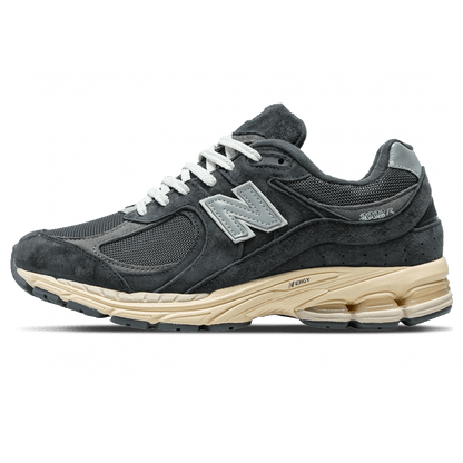New Balance 2002R 'Black Dark Grey' — UK 3.5 | EU 36 | US 4 — Front View
