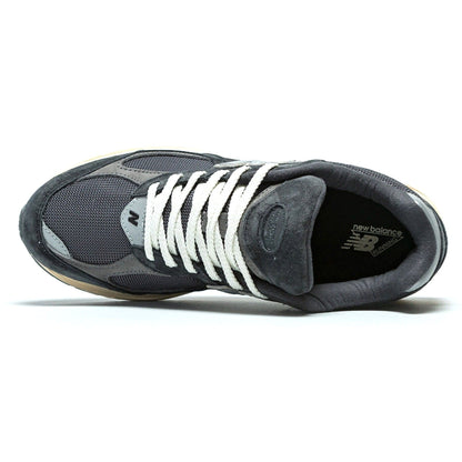 New Balance 2002R 'Black Dark Grey' — UK 3.5 | EU 36 | US 4 — Top View