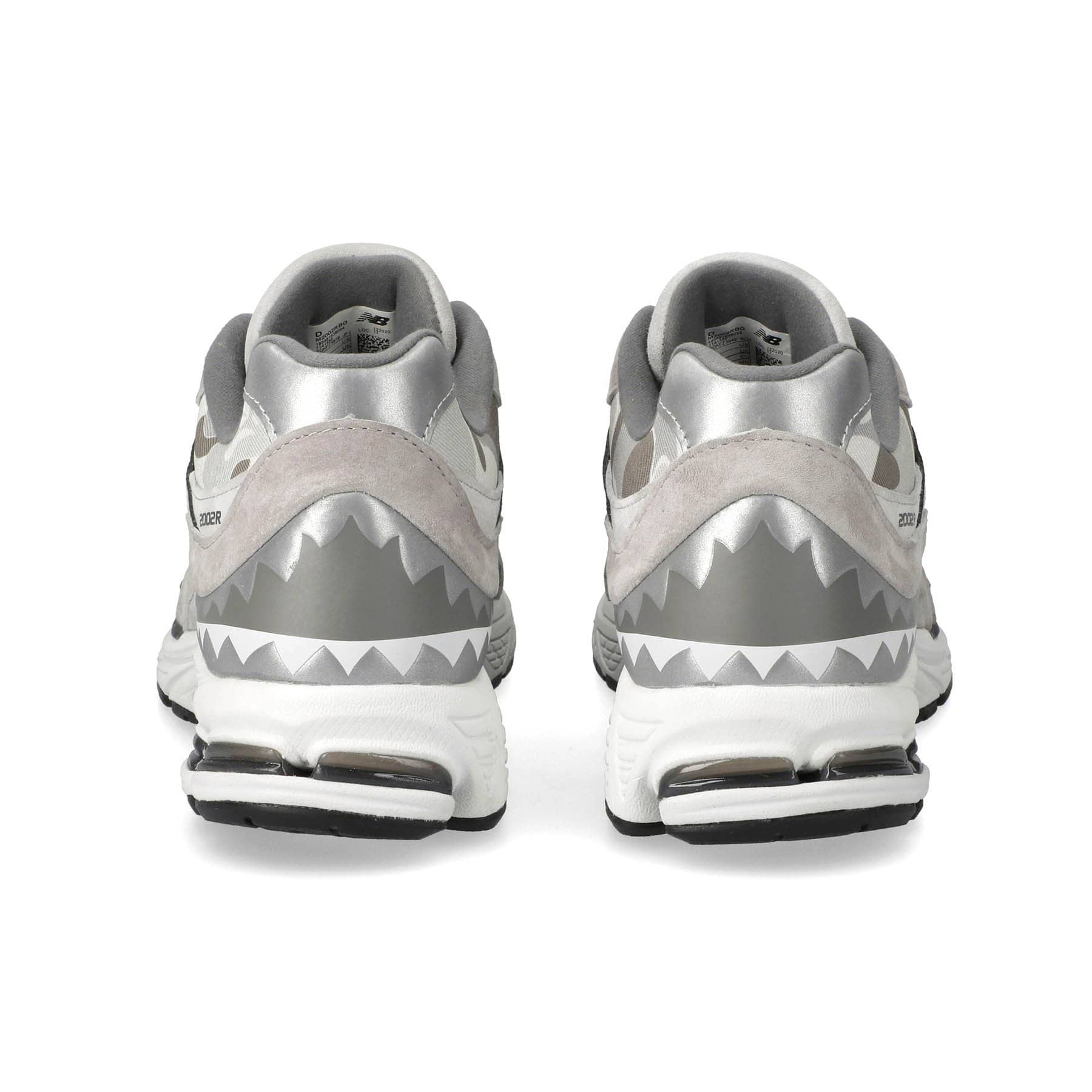 BAPE x 2002R 'Apes Together Strong - Grey Camo' — UK 3.5 | EU 36 | US 4 — Back View