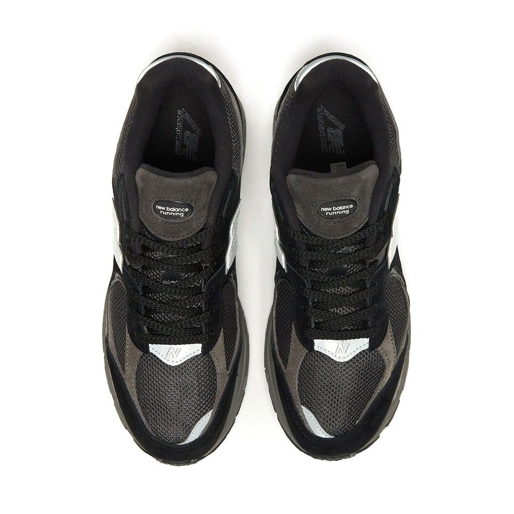 New Balance 2002R 'Black Dark Grey White' — UK 3.5 | EU 36 | US 4 — Back View