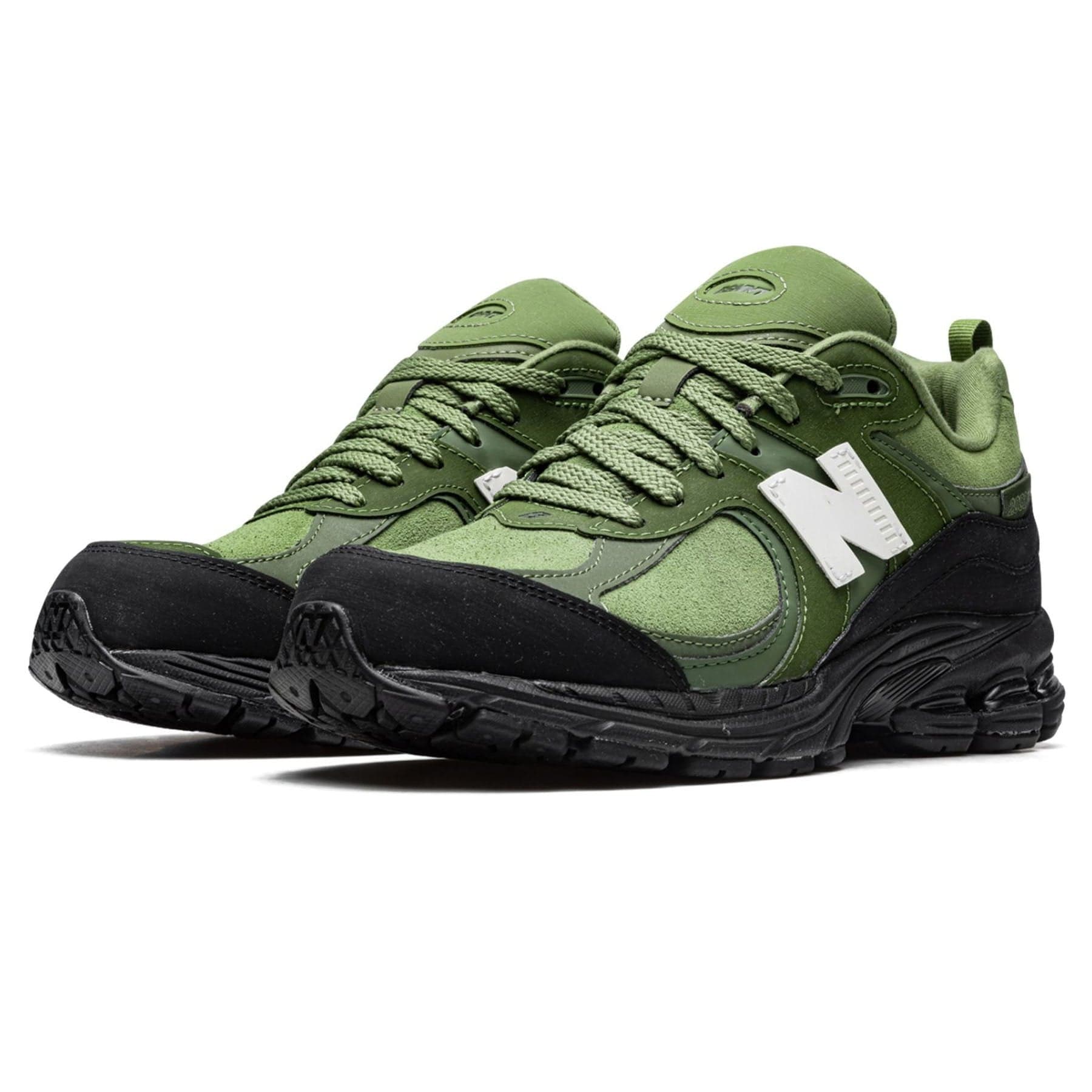 The Basement x New Balance 2002R 'Moss Green' — UK 3.5 | EU 36 | US 4 — Side View
