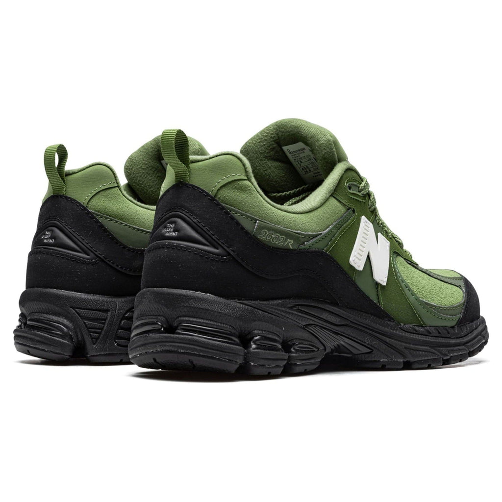 The Basement x New Balance 2002R 'Moss Green' — UK 3.5 | EU 36 | US 4 — Back View