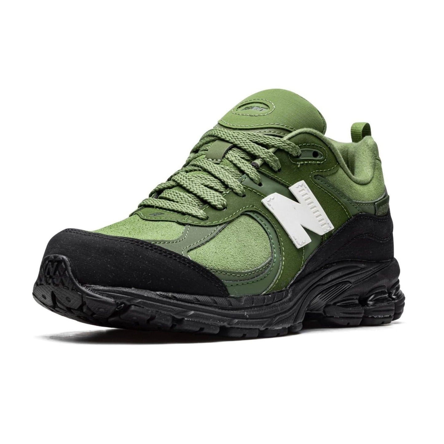 The Basement x New Balance 2002R 'Moss Green' — UK 3.5 | EU 36 | US 4 — Top View