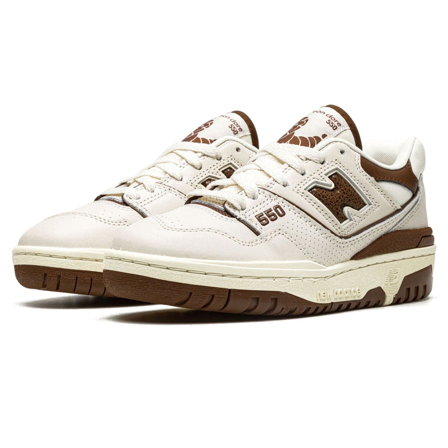 Aimé Leon Dore x New Balance 550 'Brown' — UK 3.5 | EU 36 | US 4 — Back View