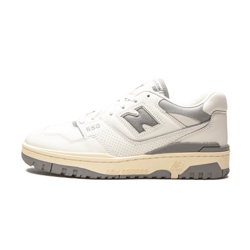 Aimé Leon Dore x New Balance 550 ‘Silver’ — UK 3 | EU 35.5 | US 3.5 — Front View
