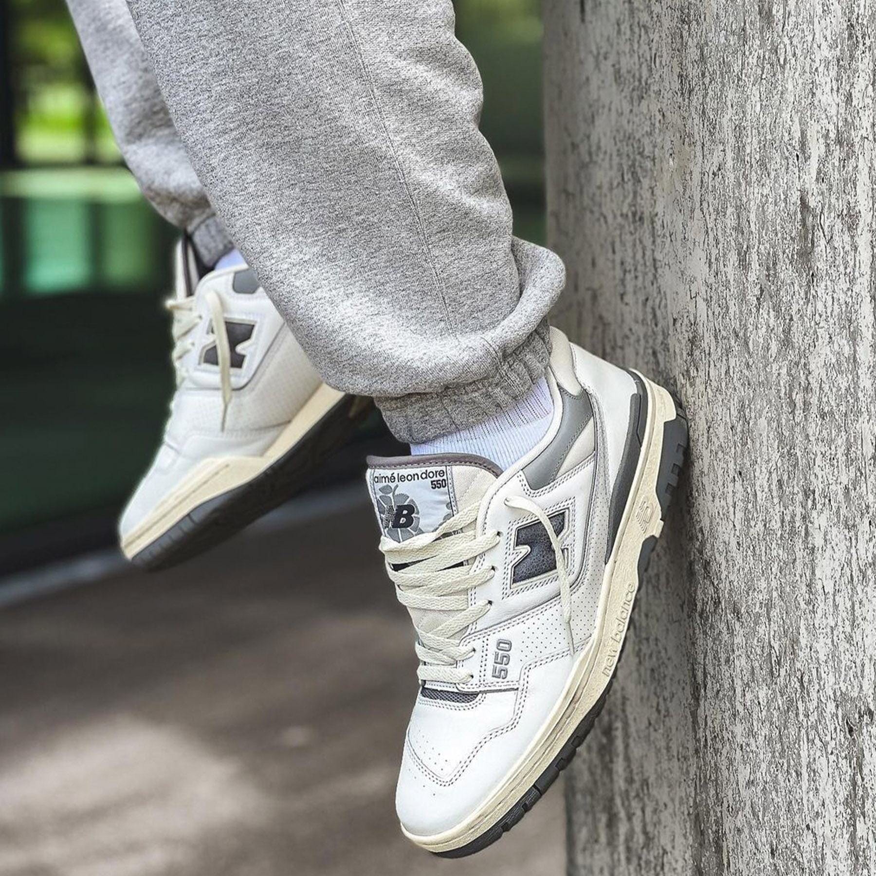Aimé Leon Dore x New Balance 550 ‘Silver’ — UK 3 | EU 35.5 | US 3.5 — Alternate View 7