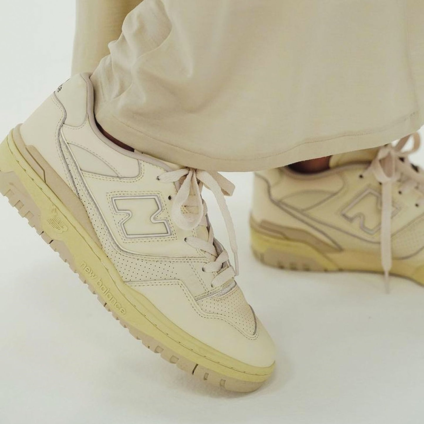 AURALEE x New Balance 550 ‘Ecru’ — UK 3.5 | EU 36 | US 4 — Lifestyle View