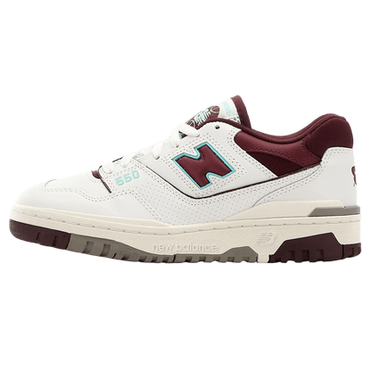New Balance 550 'Burgundy Turquoise' — UK 3.5 | EU 36 | US 4 — Front View