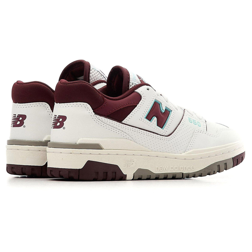New Balance 550 'Burgundy Turquoise' — UK 3.5 | EU 36 | US 4 — Back View