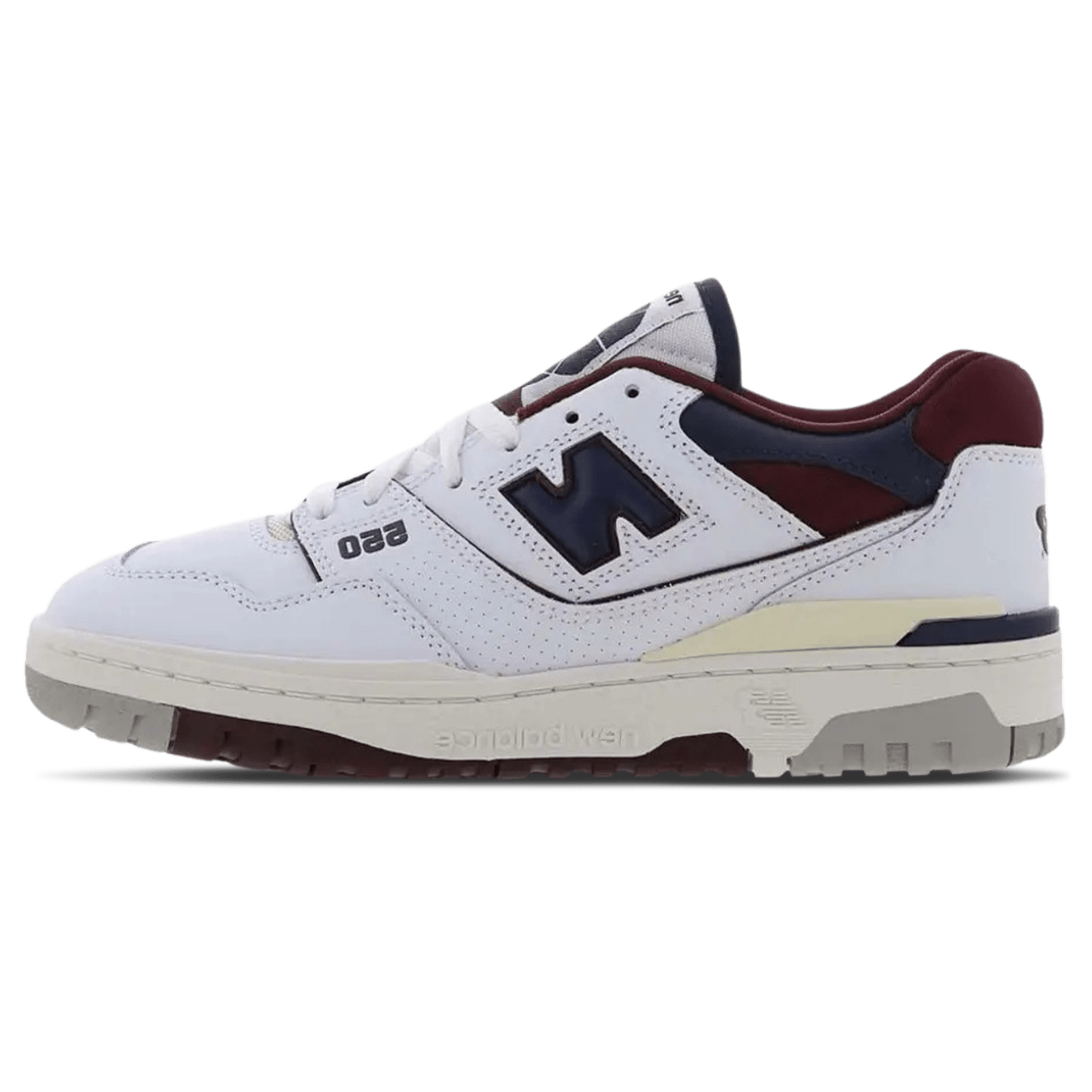 New Balance 550 'Burgundy Natural Indigo' — UK 3.5 | EU 36 | US 4 — Front View