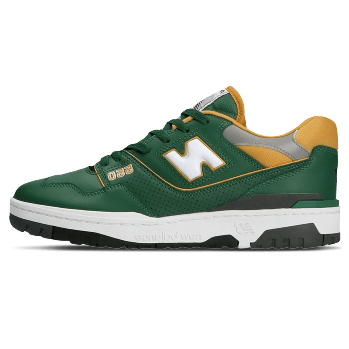 New Balance 550 'Dark Green Gold' — UK 3.5 | EU 36 | US 4 — Front View