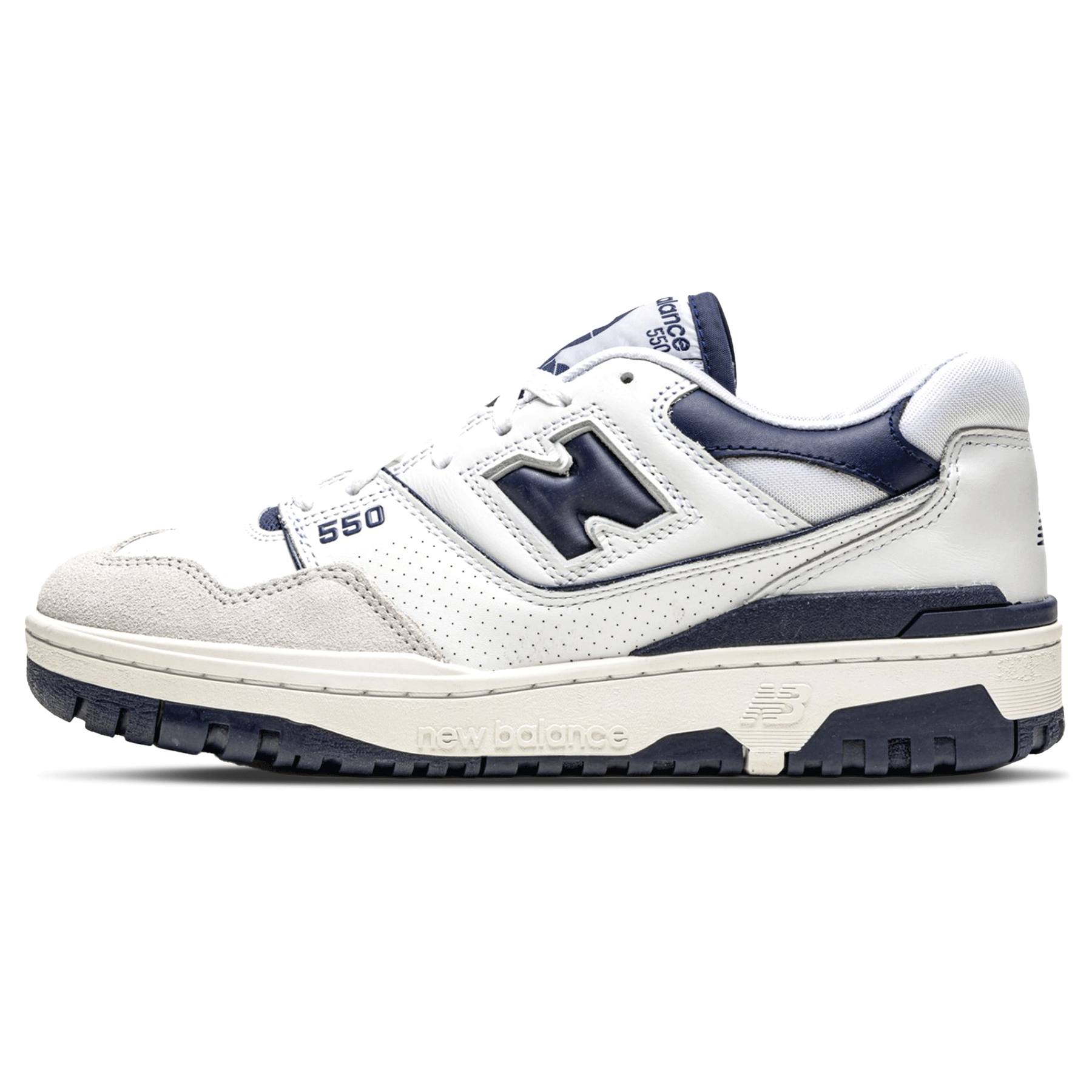New Balance 550 ‘White Navy’ — UK 3.5 | EU 36 | US 4 — Front View