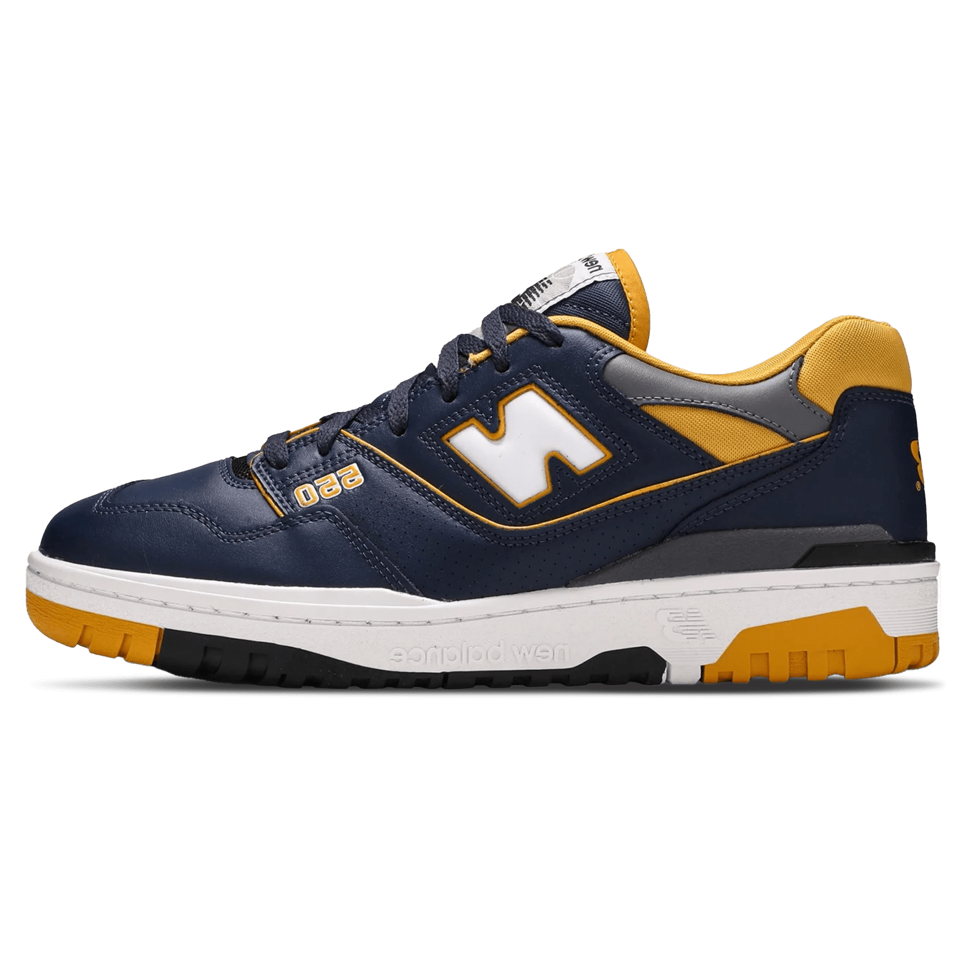 New Balance 550 'Navy Gold' — UK 3.5 | EU 36 | US 4 — Front View