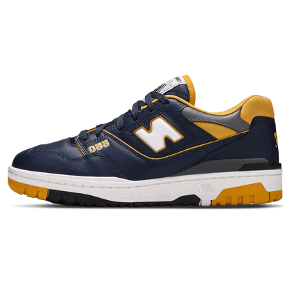 New Balance 550 'Navy Gold' — UK 3.5 | EU 36 | US 4 — Front View