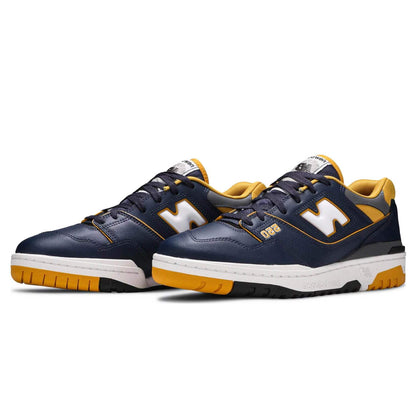 New Balance 550 'Navy Gold' — UK 3.5 | EU 36 | US 4 — Back View