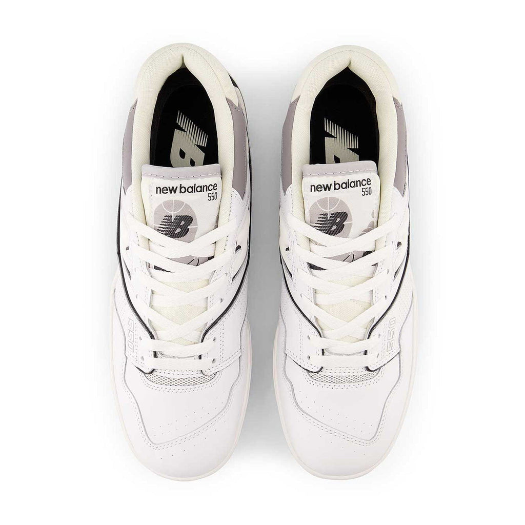 New Balance 550 Salt and Pepper — UK 3.5 | EU 36 | US 4 — Top View