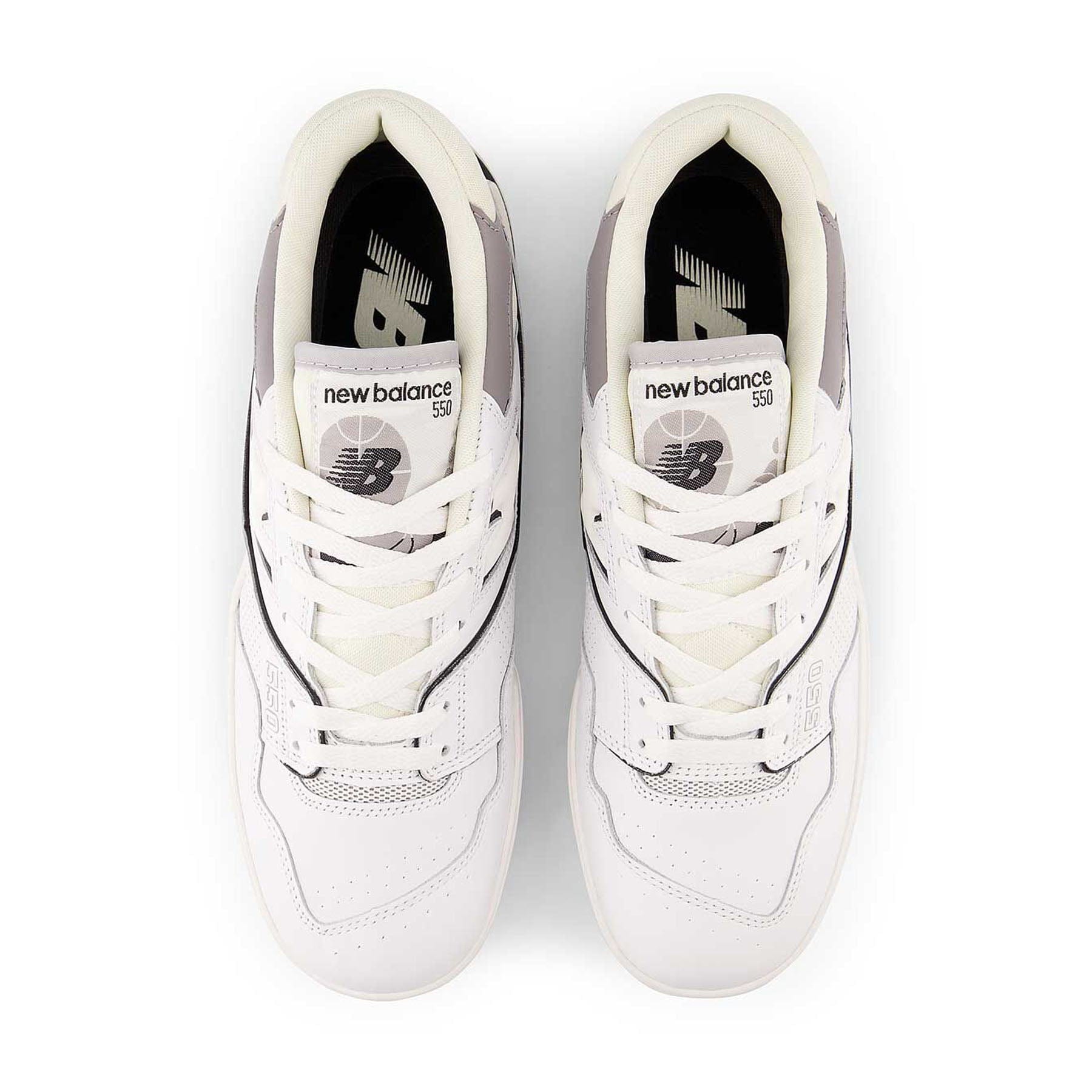 New Balance 550 Salt and Pepper — UK 3.5 | EU 36 | US 4 — Top View