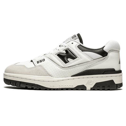 New Balance 550 'Sea Salt Black' — UK 3.5 | EU 36 | US 4 — Front View