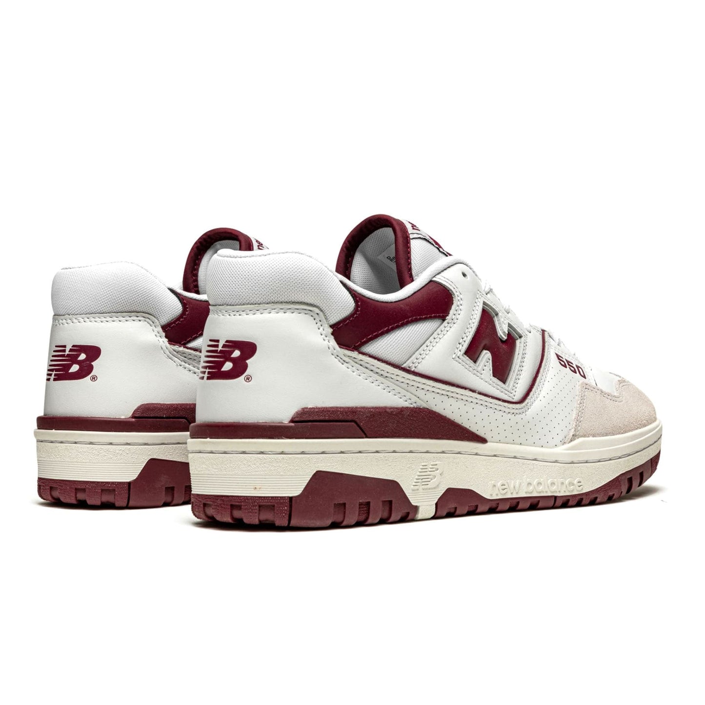 New Balance 550 Sea Salt Burgundy — UK 3.5 | EU 36 | US 4 — Back View