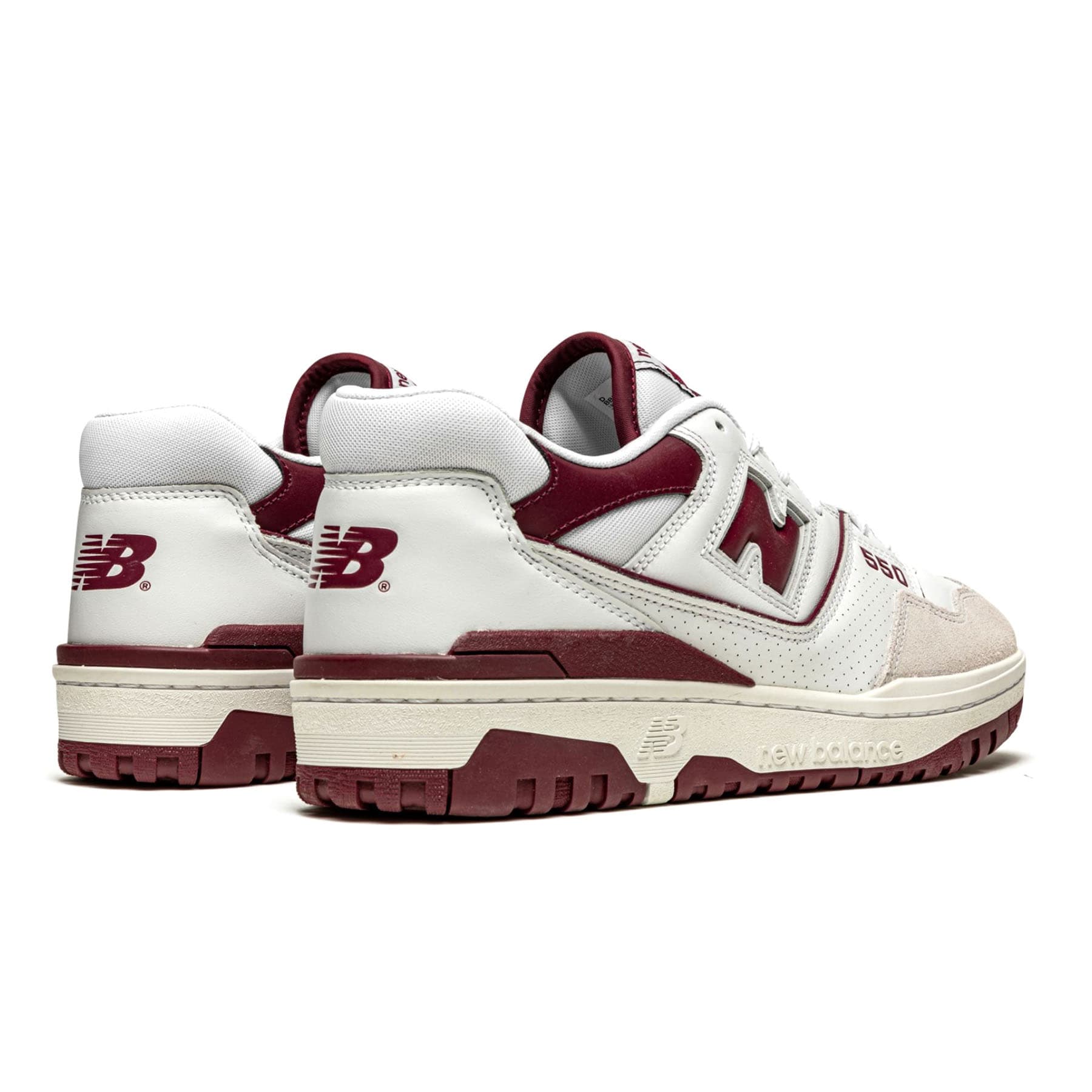 New Balance 550 Sea Salt Burgundy — UK 3.5 | EU 36 | US 4 — Back View