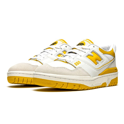 New Balance 550 Sea Salt 'Varsity Gold' — UK 3.5 | EU 36 | US 4 — Side View