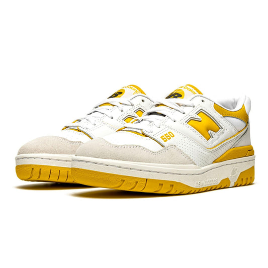 New Balance 550 Sea Salt 'Varsity Gold' — UK 3.5 | EU 36 | US 4 — Side View