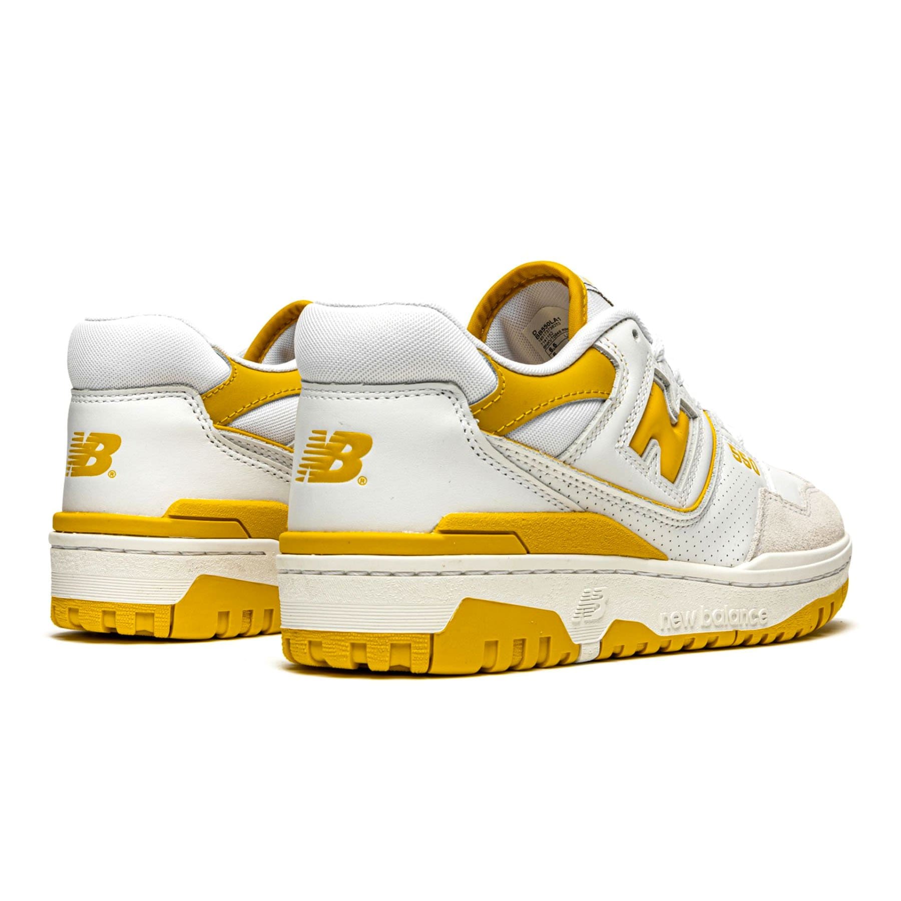 New Balance 550 Sea Salt 'Varsity Gold' — UK 3.5 | EU 36 | US 4 — Back View