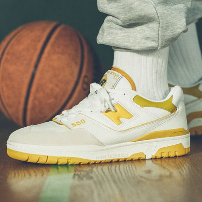 New Balance 550 Sea Salt 'Varsity Gold' — UK 3.5 | EU 36 | US 4 — Alternate View 7