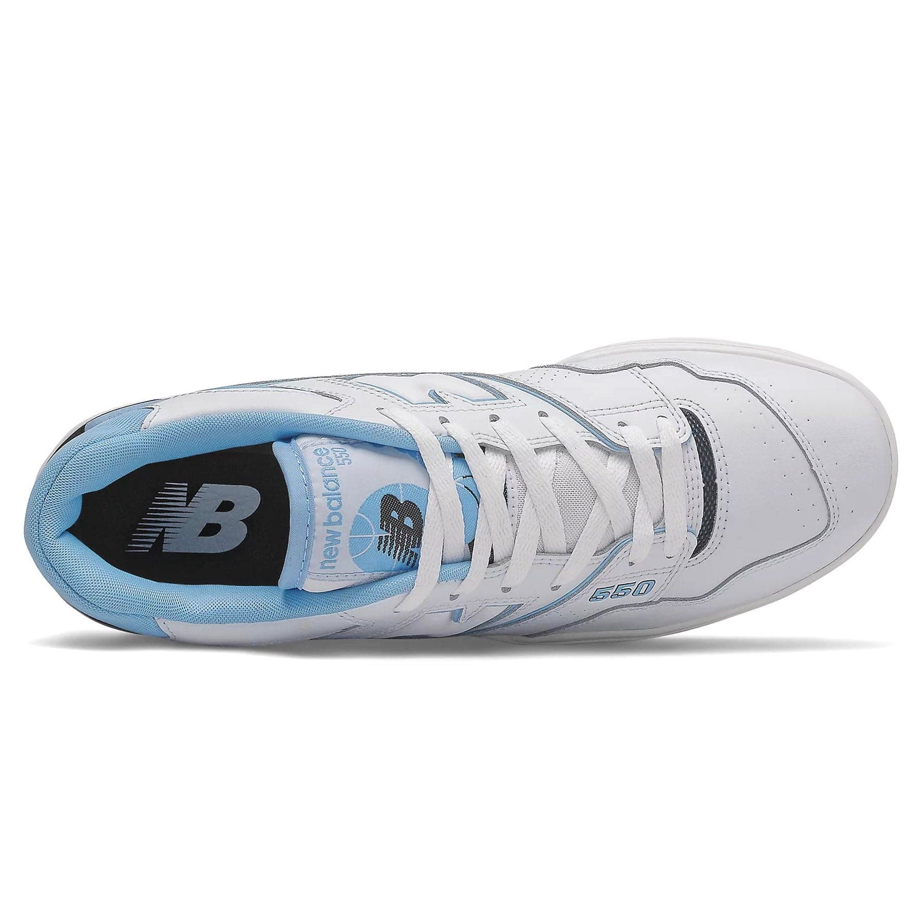 New Balance 550 'Team Carolina Blue' — UK 3.5 | EU 36 | US 4 — Back View
