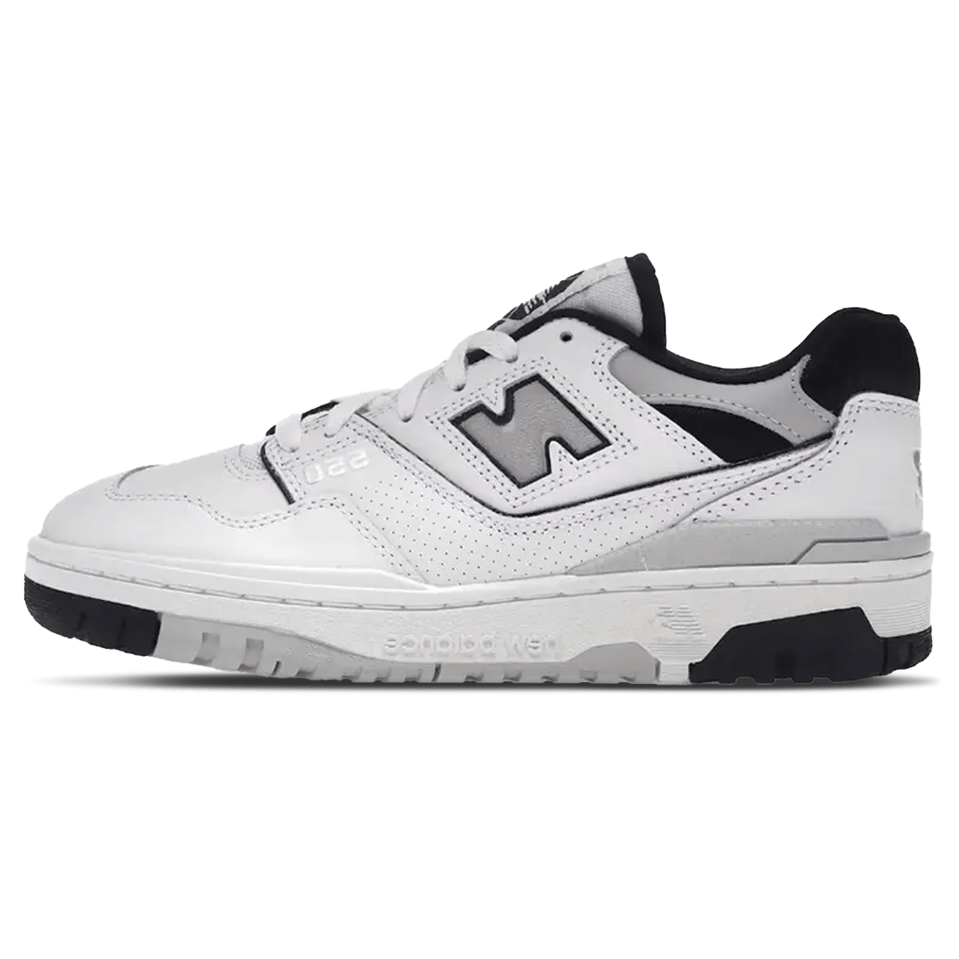 New Balance 550 'White Black Grey' — UK 3.5 | EU 36 | US 4 — Front View
